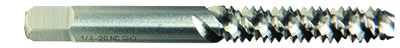 Type 37 Bright Finish Fractional Spiral Hi–Helix Flute Semi–Bottoming Tap Type 37 Bright Finish Fractional Spiral Hi–Helix Flute Semi–Bottoming Tap